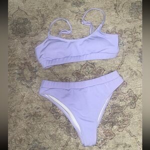 light purple bikini size large